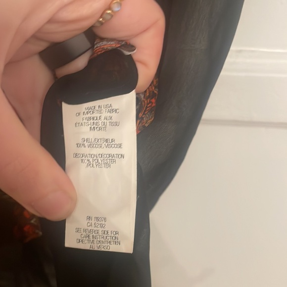 helmut lang semi sheer blouse - Picture 4 of 5